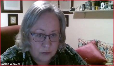 Who is Jackie Weaver and what happened at the Handforth Parish Council meeting?